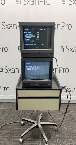 Sony Monitor and Cart Set
